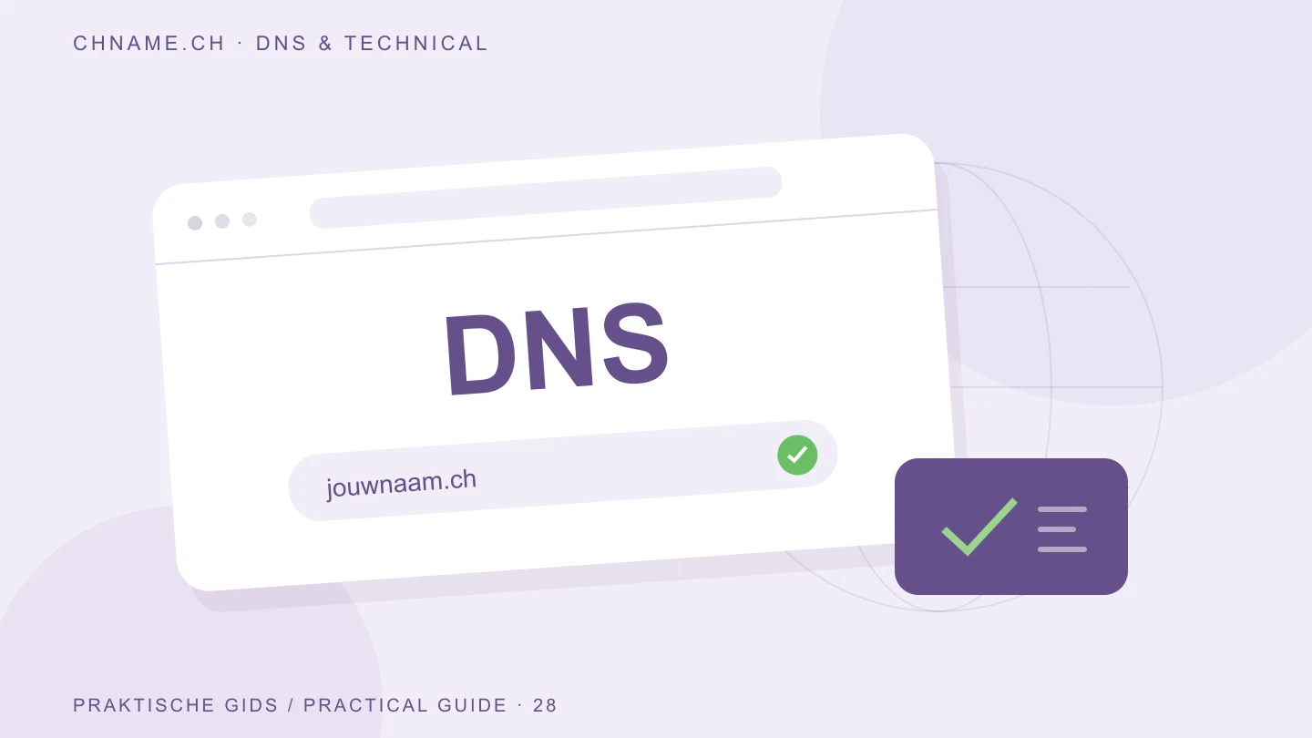 Illustratie bij je domein koppelen aan cloudflare: dns en hosting uit elkaar